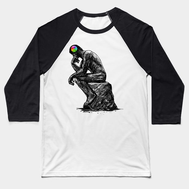 iThink Baseball T-Shirt by Madkobra